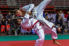 Matteo Rasini in azione.