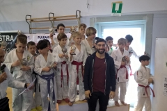 Squadra dei fanciulli vincitrice del XXXIV° trofeo città di Somma Lombardo con Marconcini. Novembre 2016